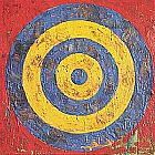 Unknown Artist jasper johns Target painting
